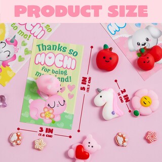 Foto 6 | Foto 6 | Tarjetas De Regalo Joyin Para El Día De San Valentín Con Forma De Mochi Squishy, 28 Paquetes - Venta Internacional.