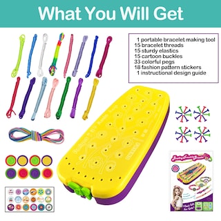 Foto 2 | Foto 2 | Venta Internacional - Kit De Fabricación De Pulseras De Amistad Topdiaos Con Telar De Pulsera
