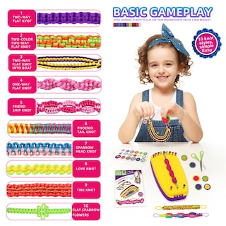 Foto 3 | Foto 3 | Venta Internacional - Kit De Fabricación De Pulseras De Amistad Topdiaos Con Telar De Pulsera