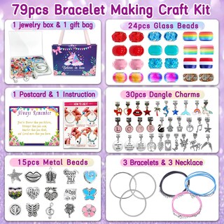 Foto 4 | Foto 4 | Kit De Fabricación De Pulseras Con Dijes Klmars Para Niñas De 5 A 12 Años - Venta Internacional.