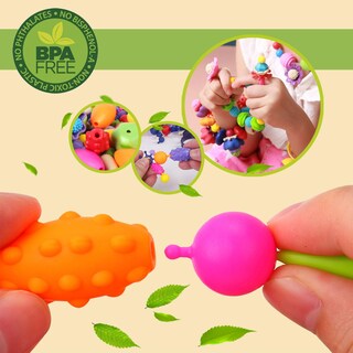 Foto 3 | Foto 3 | Kit Para Hacer Joyas Biranco. Pop Beads Para Niñas De 3 A 7 Años - Venta Internacional.