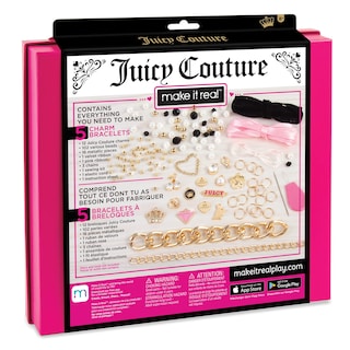 Foto 2 | Foto 2 | Kit De Pulseras Make It Real Juicy Couture Con Cadenas Y Dijes Para Mayores De 8 Años - Venta Internacional.