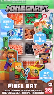 Foto 1 | Foto 1 | Set Pixel Art Tara Toys Minecraft Con 800 Cuentas Para Niños - Venta Internacional.