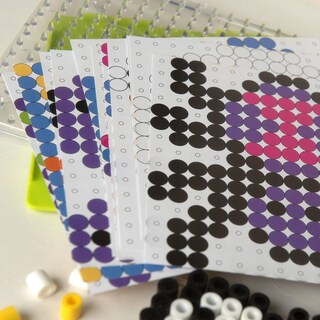 Foto 5 | Foto 5 | Tarjetas Y Tableros Perforados Fuse Bead Pattern Perler Biggie, 20 Unidades - Venta Internacional.