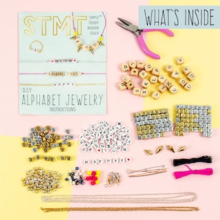 Foto 2 | Foto 2 | Set De Joyas Stmt Diy Alphabet Para Niños Y Adolescentes De 8 A 11 Años - Venta Internacional.