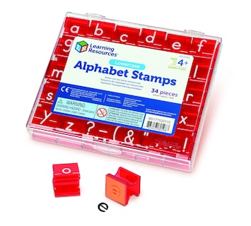 Foto 1 | Foto 1 | Alphabet Stamps Learning Resources, En Minúscula, 34 Unidades - Venta Internacional.