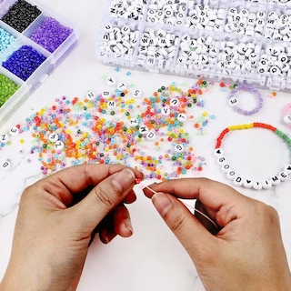 Foto 4 | Foto 4 | Kits Para Hacer Pulseras De Collar De Bricolaje 6000 Pcs Eo Safe Imports Esi-19778 Multicolor