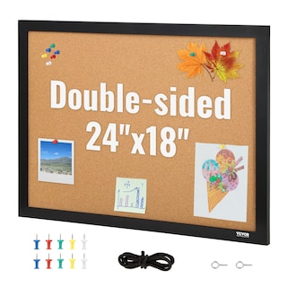 Foto 1 | Foto 1 | Tablero De Corcho Vevor De Doble Cara De 60 X 45 Cm Con Marco Para Oficina Y Hogar - Venta Internacional.