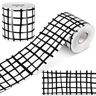 Foto 1 | Foto 1 | Tablón De Anuncios Borders Zonon Con Lunares Blancos Y Negros, 20 M - Venta Internacional.