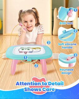 Foto 5 | Foto 5 | Tablero De Dibujo Magnético Seimome Para Niños De 1 A 2 Años - Venta Internacional.