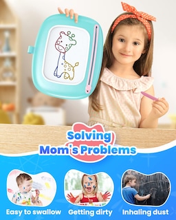 Foto 6 | Foto 6 | Tablero De Dibujo Magnético Seimome Para Niños De 1 A 2 Años - Venta Internacional.