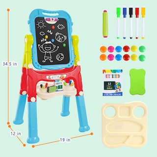 Foto 6 | Foto 6 | Tiza Magnética Y Pizarra Blanca Art Easel Holyfun Para Niños Pequeños - Venta Internacional.