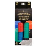 Set de Poker con 200 Fichas y Cartas Cardinal: Classics