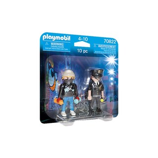 Foto 3 | Foto 3 | Figuras Playmobil Duo Pack: Policía y Vándalo 10 Piezas