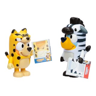 Foto 1 | Foto 1 | Disfraces De Bluey Animal, Paquete De 2 Figuras, 2.5 Pulgadas Con Accesorios - Venta Internacional.