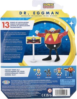 Foto 5 | Foto 5 | Figura De Acción Sonic The Hedgehog Classic Eggman 10 Cm - Venta Internacional.