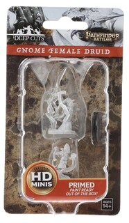 Foto 1 | Foto 1 | Druida Gnomo Sin Pintar En Miniatura De Wizkids Pathfinder Deep Cuts - Venta Internacional.
