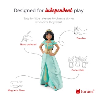 Foto 4 | Foto 4 | Figura De Juguete Con Audio Tonies Jasmine Disney Aladdin De 6 Años O Más - Venta Internacional.
