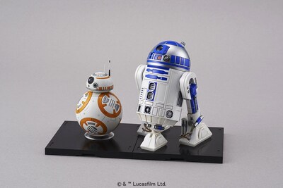 Foto 2 | Foto 2 | Maqueta De Plástico Bandai Hobby Star Wars Bb-8 Y R2-d2 A Escala 1/12 - Venta Internacional.
