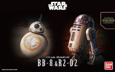 Foto 6 | Foto 6 | Maqueta De Plástico Bandai Hobby Star Wars Bb-8 Y R2-d2 A Escala 1/12 - Venta Internacional.