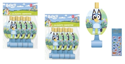 Foto 5 | Foto 5 | Paquete De Artículos De Fiesta Bluey Dog Birthday Con 16 Reventones - Venta Internacional.