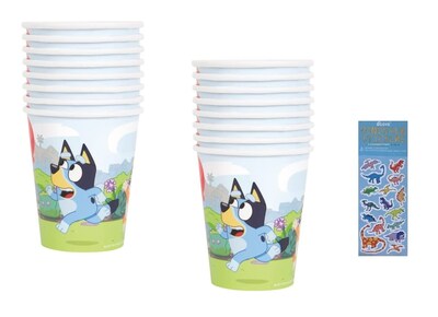 Foto 4 | Foto 4 | Paquete De Artículos Para Fiestas Unique Bluey Birthday Con 16 Tazas - Venta Internacional.