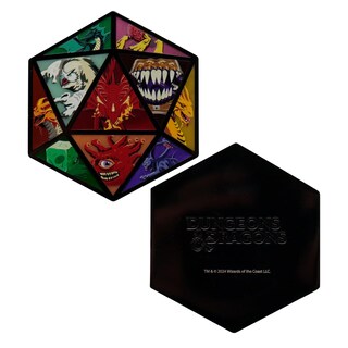 Foto 7 | Foto 7 | Medallón Fanattik Dungeons & Dragons D20 Die Metal - Venta Internacional.