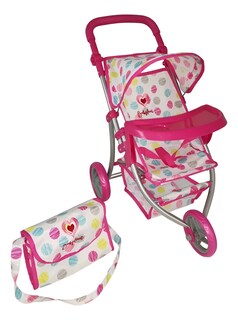 Foto 1 | Foto 1 | Carriola Para Muñecas Baby Kaori Ja30 Jogger Con Pañalera Blanco