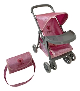 Foto 1 | Foto 1 | Carriola De Muñecas Baby Kaori Sf10 Charola De Plástico Rosa