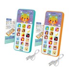 Telefono Didactico 2 Pcs Verde Naranja
