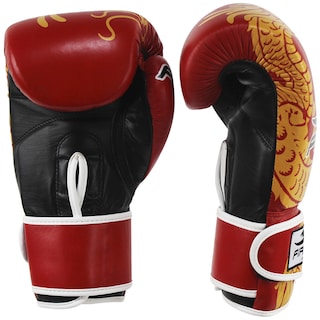Foto 2 | Foto 2 | Guantes de Box de Piel Fire Sports Dragón 12oz color Rojo