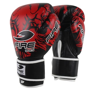 Foto 1 | Foto 1 | Guantes de Box Piel Fire Sports Entrenamiento Tigre 12oz