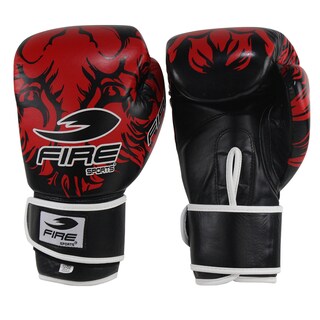 Foto 2 | Foto 2 | Guantes de Box Piel Fire Sports Entrenamiento Tigre 12oz