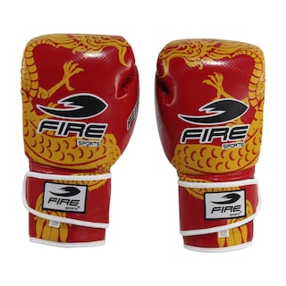 Foto 3 | Foto 3 | Guantes de Box Pvc Fire Sports Entrenamiento 12 Oz Dragon
