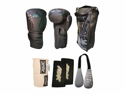 Foto 1 | Foto 1 | Kit De Guantes Alipk + Completos Negro 12 Oz