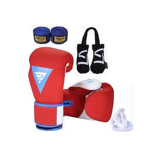 Foto 1 | Foto 1 | Pack Combo Guantes de Boxeo Espesos Eo Safe Imports ESI-18064 Rojo Talla 12 Oz