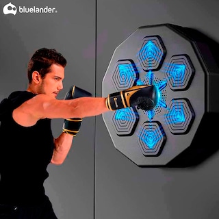 Foto 5 | Foto 5 | Kit Maquina De Boxeo Con Guantes De 14 Oz Bluelander Negro Con Protector Bucal