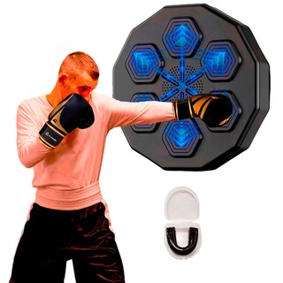 Foto 4 | Foto 4 | Kit Maquina De Boxeo Con Guantes De 12 Oz Bluelander Negro Con Protector Bucal