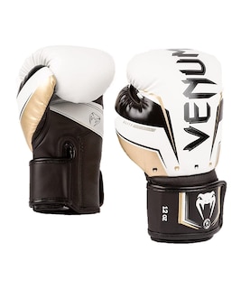Foto 1 | Foto 1 | Guantes De Boxeo Venum Elite Evo Blanco/dorado Para Bolsa Y Combate - Venta Internacional.