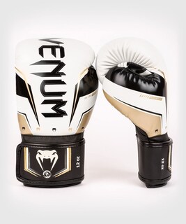 Foto 4 | Foto 4 | Guantes De Boxeo Venum Elite Evo Blanco/dorado Para Bolsa Y Combate - Venta Internacional.