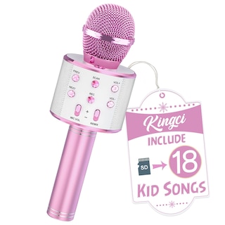 Foto 1 | Foto 1 | Venta Internacional - Micrófono De Juguete Kingci Kids Con Bluetooth Y 18 Canciones Infantiles