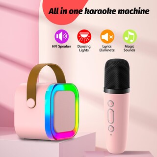 Foto 3 | Foto 3 | Máquina De Micrófono De Karaoke De Juguete Outuvas Para Niños Y Niñas De 4 A 12 Años - Venta Internacional.