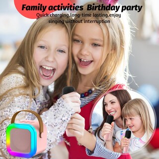 Foto 4 | Foto 4 | Máquina De Micrófono De Karaoke De Juguete Outuvas Para Niños Y Niñas De 4 A 12 Años - Venta Internacional.