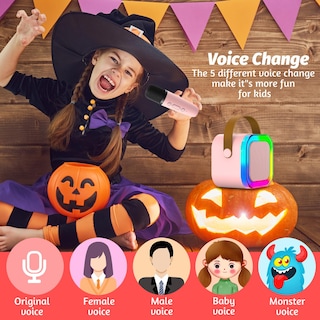 Foto 6 | Foto 6 | Máquina De Micrófono De Karaoke De Juguete Outuvas Para Niños Y Niñas De 4 A 12 Años - Venta Internacional.