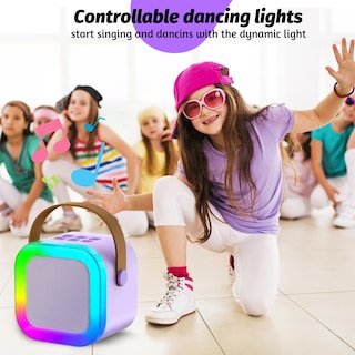 Foto 5 | Foto 5 | Máquina De Micrófono De Karaoke De Juguete Outuvas Para Niños Y Niñas De 4 A 12 Años - Venta Internacional.