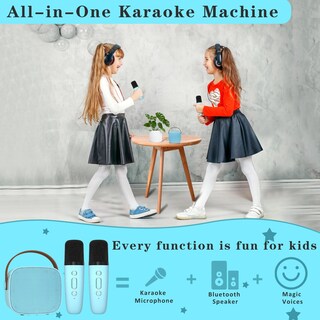 Foto 4 | Foto 4 | Máquina de Karaoke Kingci Mini Portátil Bluetooth Con 2 Micrófonos - Venta Internacional