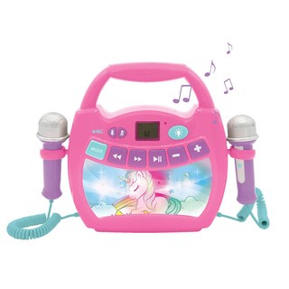 Foto 1 | Foto 1 | Reproductor Digital Karaoke Lexibook Unicorn Con Micrófonos, Color Rosa - Venta Internacional.
