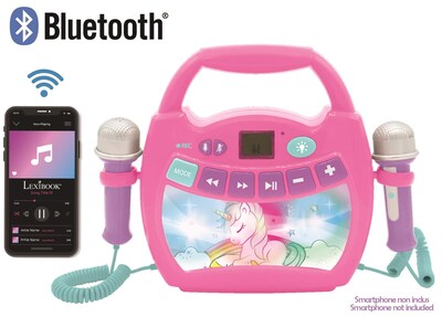 Foto 6 | Foto 6 | Reproductor Digital Karaoke Lexibook Unicorn Con Micrófonos, Color Rosa - Venta Internacional.