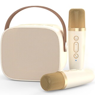 Foto 1 | Foto 1 | Máquina De Karaoke Meguo Mini Con 2 Micrófonos Inalámbricos Bluetooth - Venta Internacional.