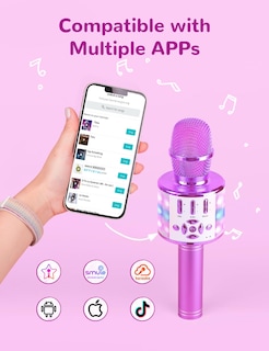 Foto 3 | Foto 3 | Micrófono De Karaoke Amazmic Toys Para Niñas Y Niños De 3 A 10 Años - Venta Internacional.